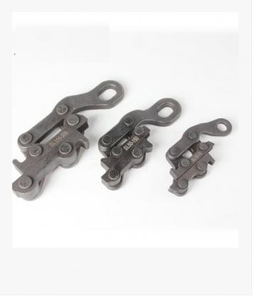 Parallel ground wire clamp