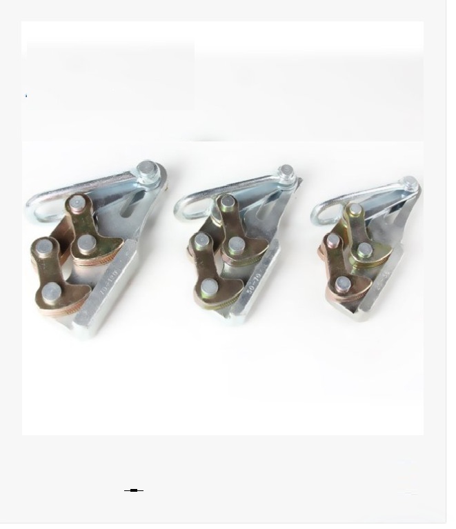 Double peach ground wire clamp