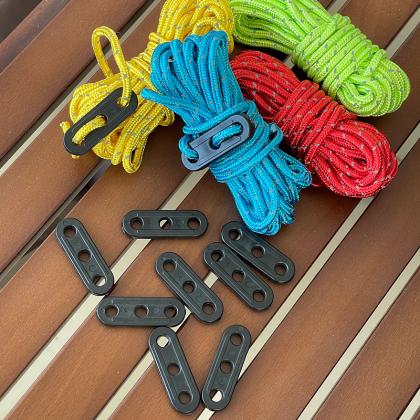 Three holes  Wind Rope Buckle in plastic