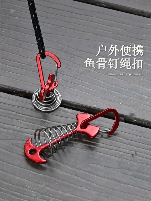 Fishbone Nail Rope Buckle